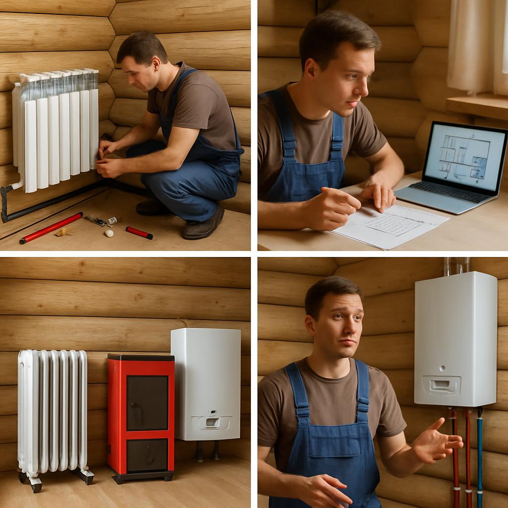 Отопление дачи своими руками: выбор системы Отопление дачи своими руками: выбор системы