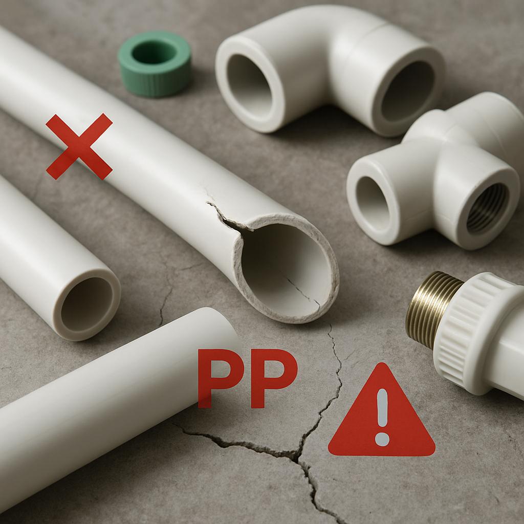 Недостатки полипропиленовых труб