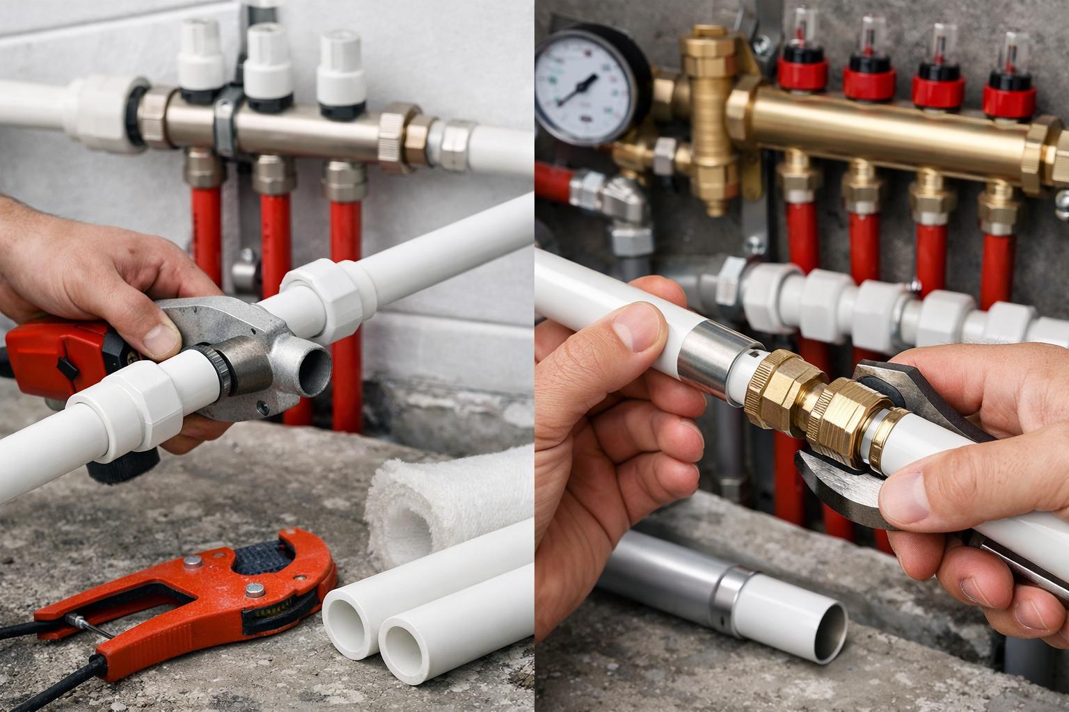 Полипропилен или металлопластик: быстрый обзор отличий для отопления