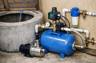 Водоснабжение от колодца: установка реле давления