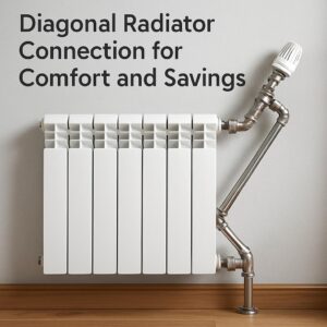 Диагональное подключение радиатора отопления