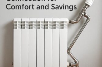 Диагональное подключение радиатора отопления