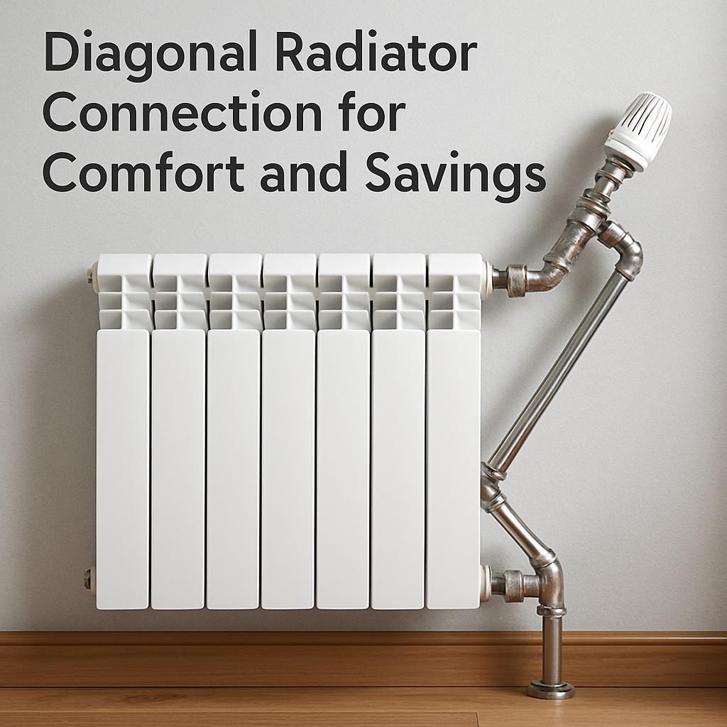 Преимущества Диагональное подключение радиатора отопления для комфорта и экономии