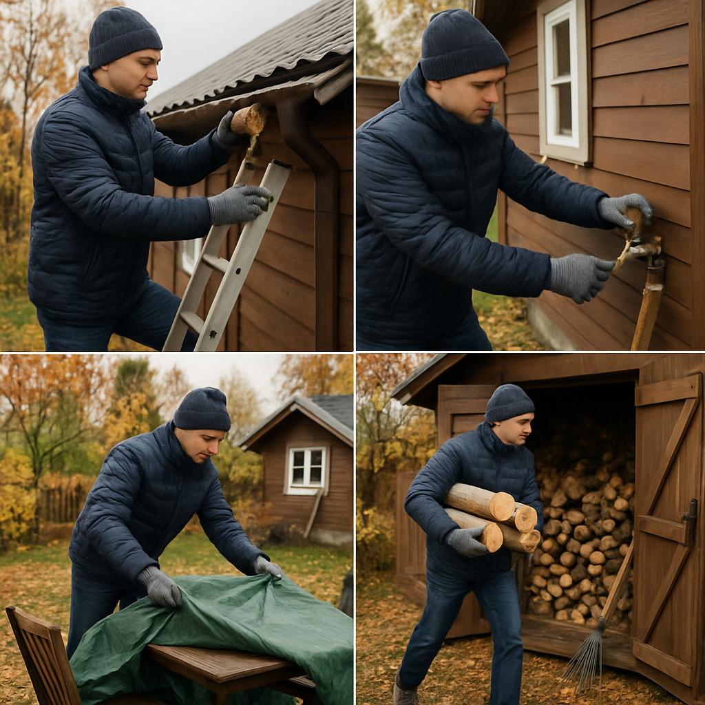 Готовим дачу на зимний период правильно