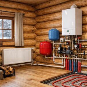 Отопление в рубленом доме