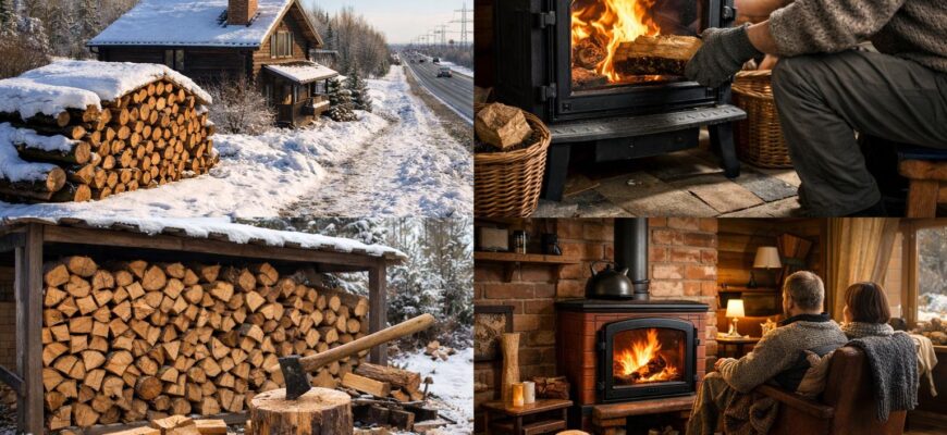 Дровяное отопление частного дома на Ярославском шоссе