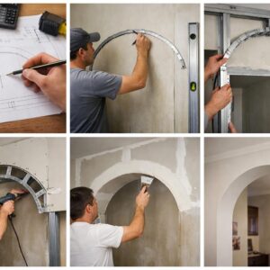 Как сделать арку из гипсокартона