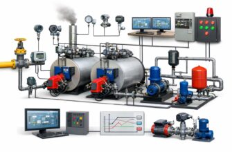 Структурная схема автоматизации газовой котельной