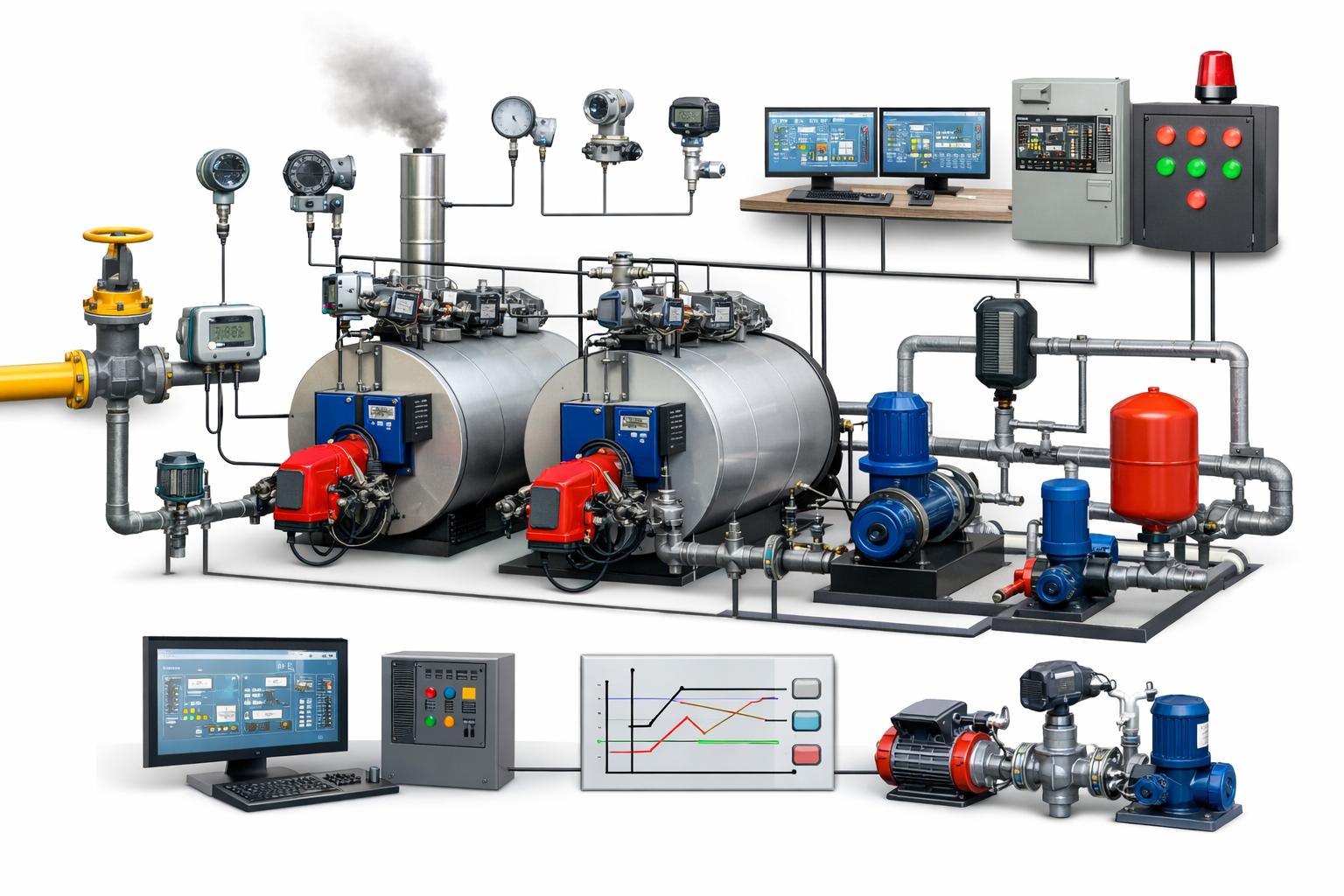 Структурная схема автоматизации газовой котельной: ключевые элементы и принцип работы