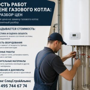 Стоимость работ по замене газового котла