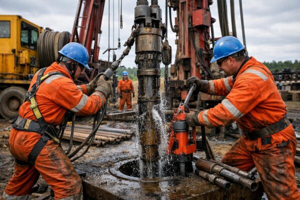 Извлечение застрявших насосов скважины