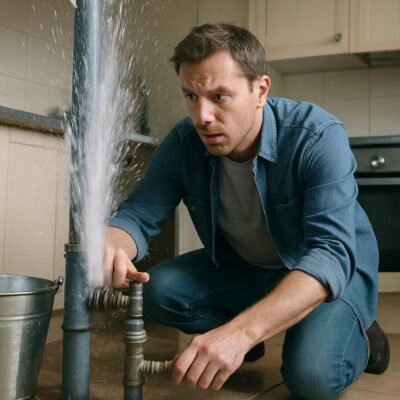 Прорвало трубу — что делать