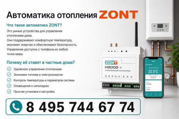 Автоматика отопления ZONT