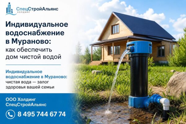 Индивидуальное водоснабжение в Мураново