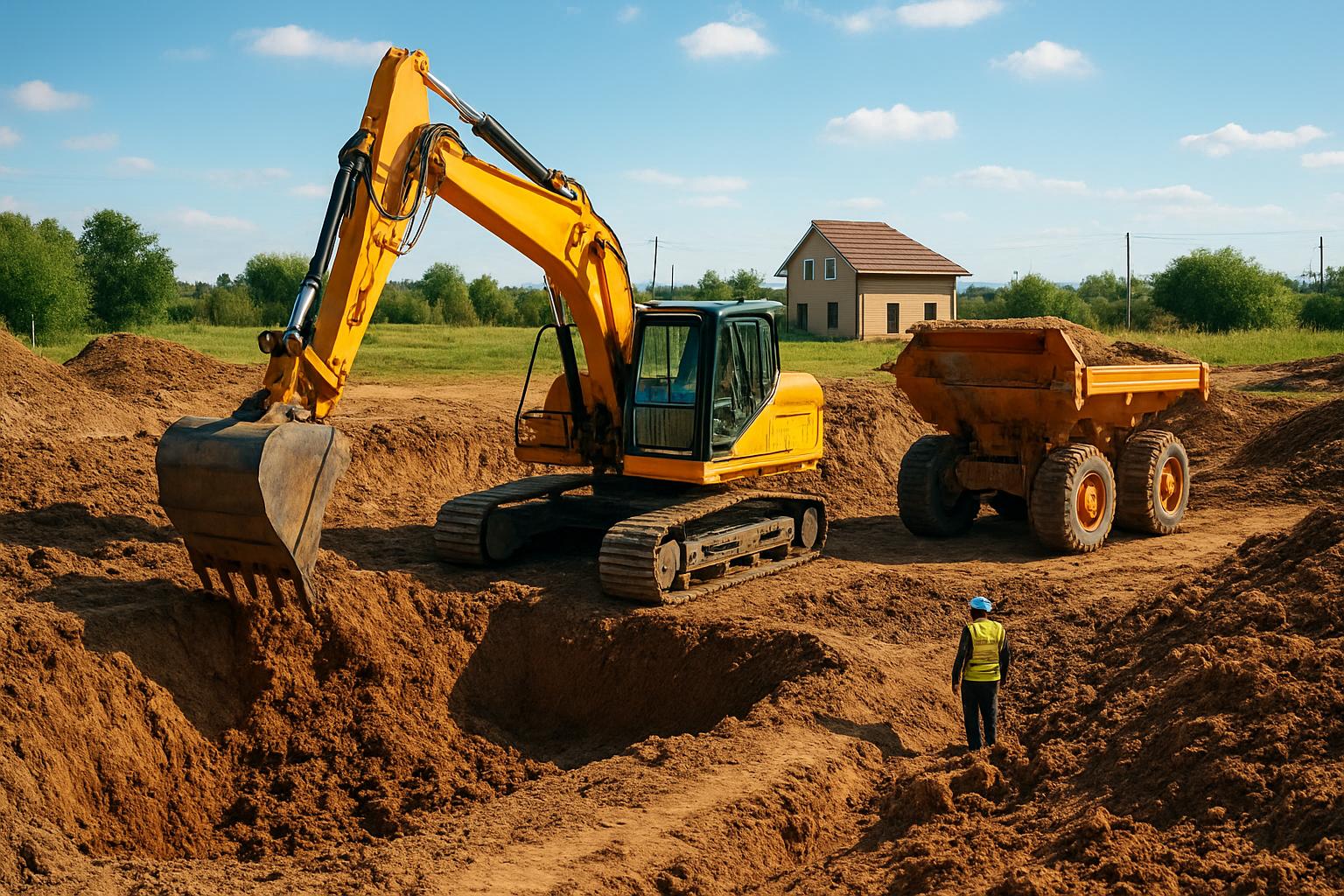 Актуальные ориентиры цен: Домодедовский район Меткино ► Стоимость земляных работ по типам и объёмам