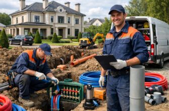 Стоимость монтажа водоснабжения и канализации в Одинцово‑2 (пос. Довиль)