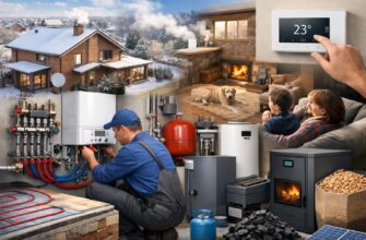 Системы отопления частного дома в Голицыно