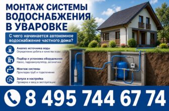 Монтаж системы водоснабжения в Уваровке