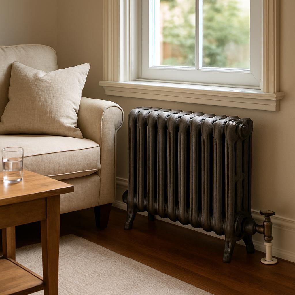 Отопление дома чугунными радиаторами