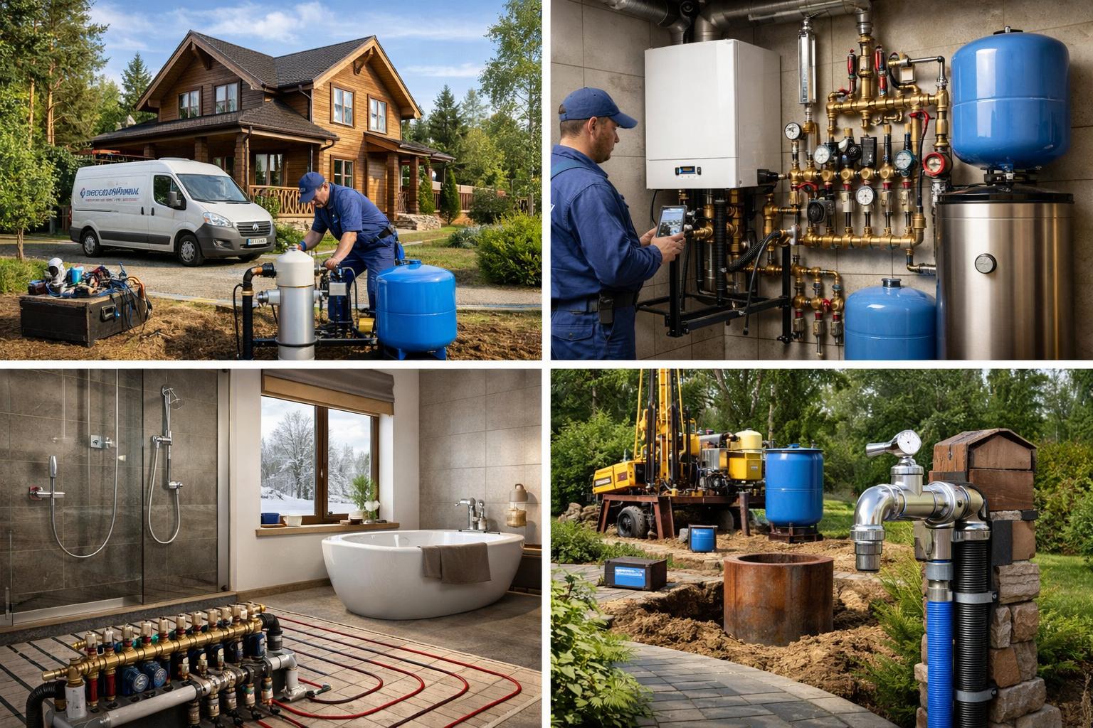 Премиальные услуги отопления и водоснабжения в СНТ «Исток» — комплекс от ООО Холдинг СпецСтройАльянс для Вашутино