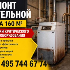 Ремонт котельной дома 160 м²
