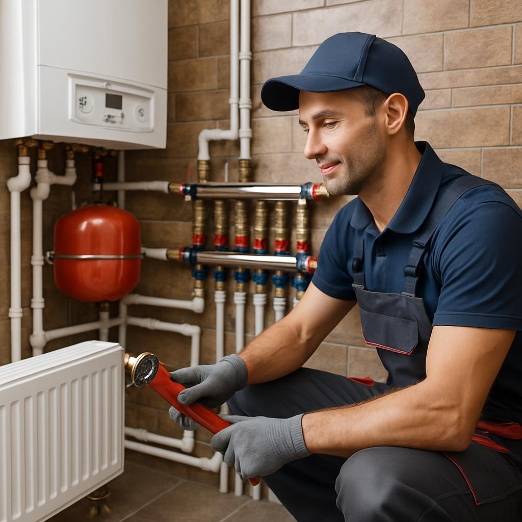 Монтаж отопления под ключ в Голицыно