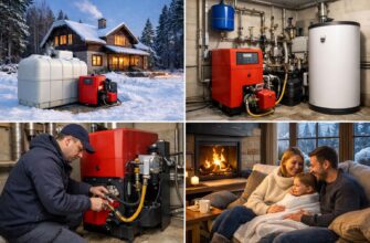 Дизельное отопление частного дома в Хотьково