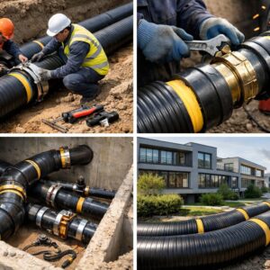 Монтаж труб и фитингов Изопрофлекс