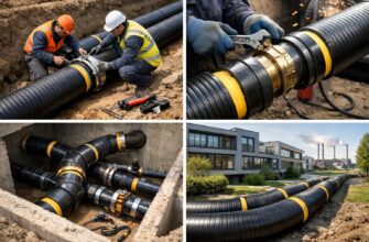 Монтаж труб и фитингов Изопрофлекс