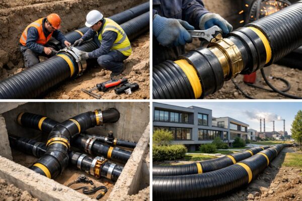 Монтаж труб и фитингов Изопрофлекс