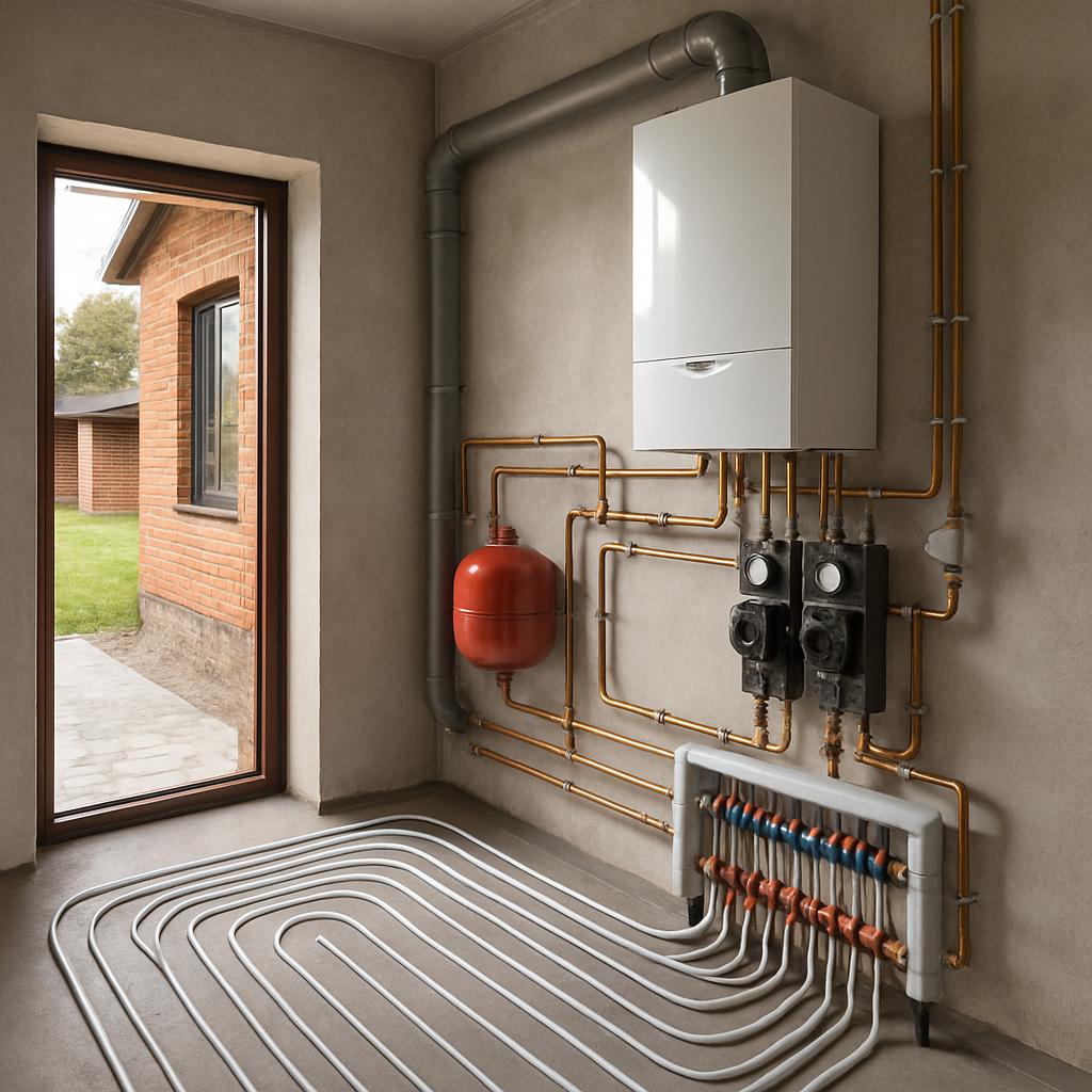 Профессиональное Водяное отопление частного дома в Дмитров — проект под ключ от ООО ДИЗАЙН ПРЕСТИЖ