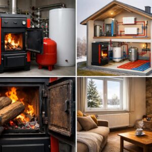 Автономное отопление дровяным котлом