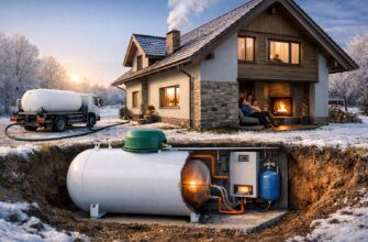 Автономное отопление на сжиженном газе