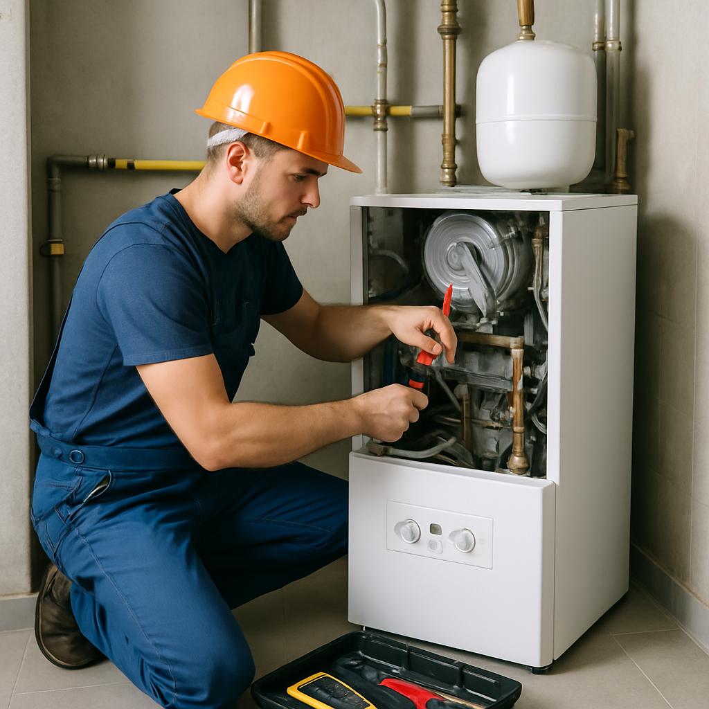 Установка и ремонт напольных газовых котлов Установка и ремонт напольных газовых котлов