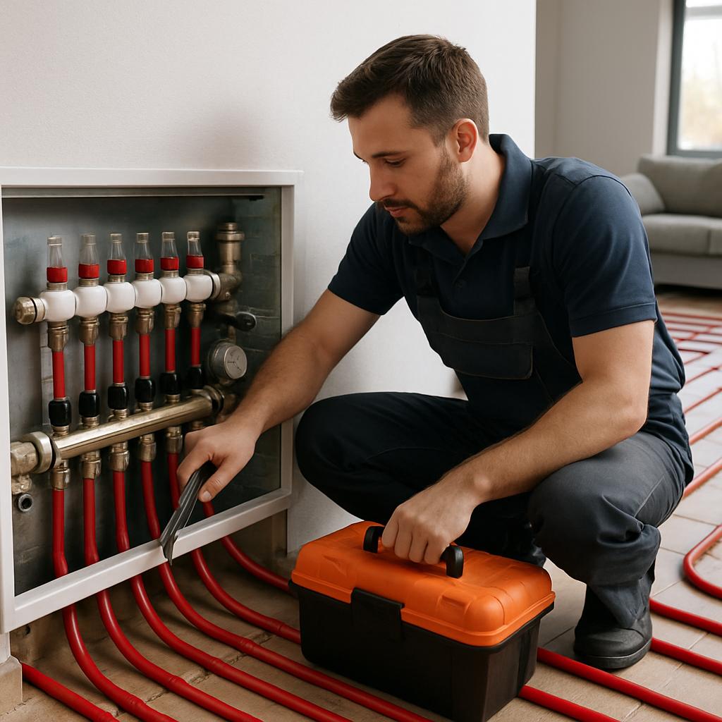 Обслуживание и ремонт водяных тёплых полов