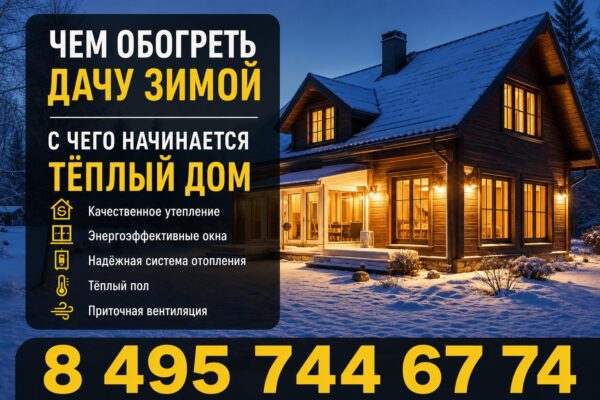 Чем обогреть дачу зимой: рабочие решения