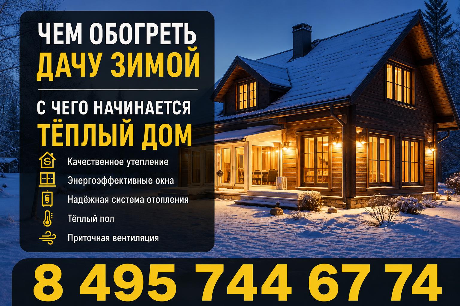 С чего начинается тёплый дом С чего начинается тёплый дом