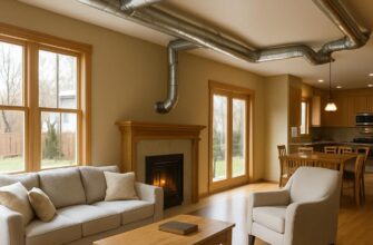 Воздушное отопление частного дома в Пушкино