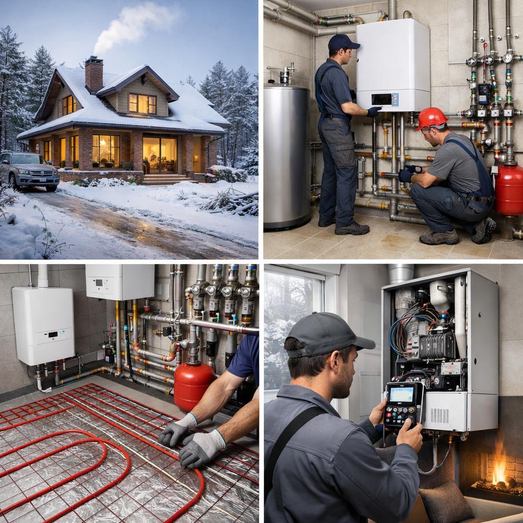 Системы отопления коттеджа от ООО Холдинг СпецСтройАльянс — профессионально и надежно