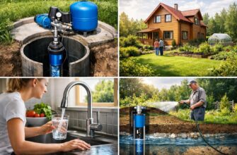 Водоснабжение дачи от скважины