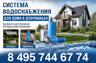 Надежная система водоснабжения для загородного дома в Дубровицах