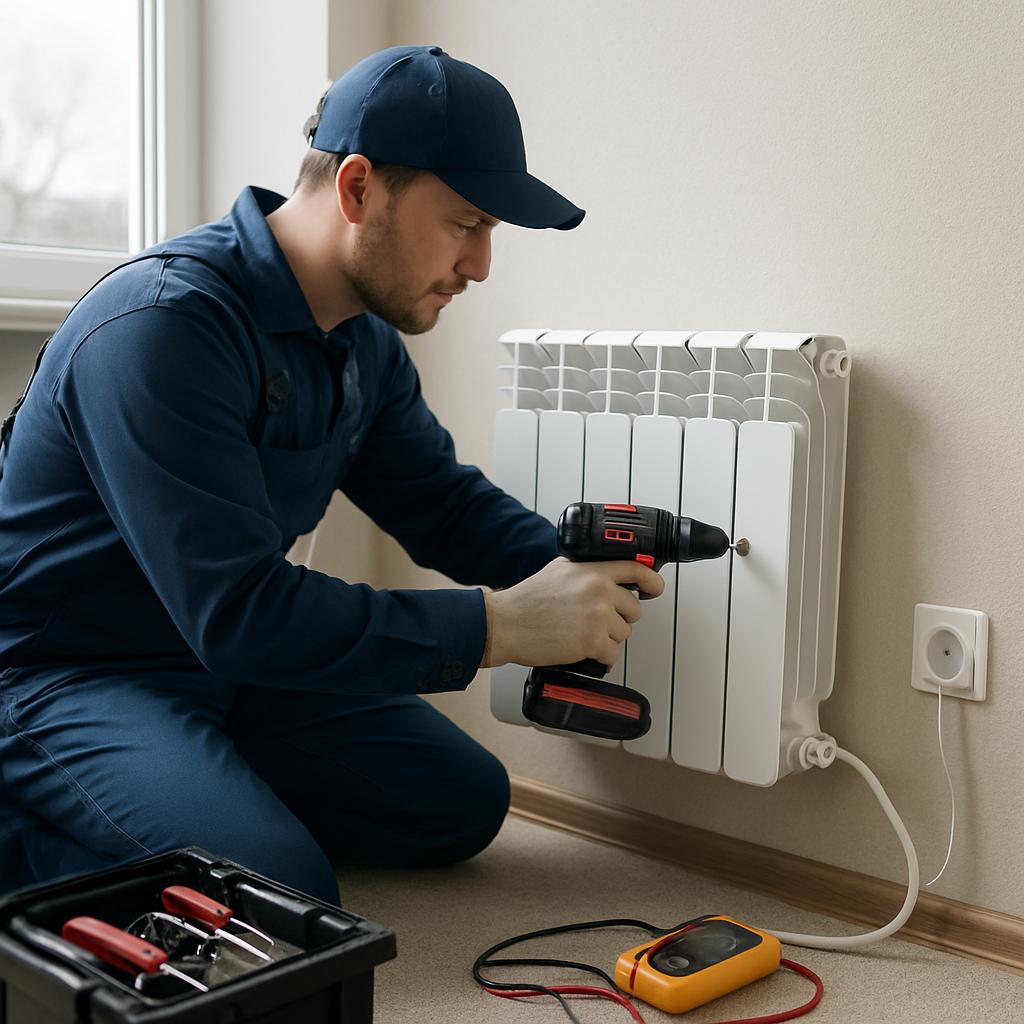 Электрическое отопление — монтаж радиаторов Электрическое отопление — монтаж радиаторов