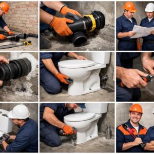 Монтаж и подключение унитаза