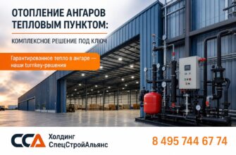 Отопление ангаров тепловым пунктом