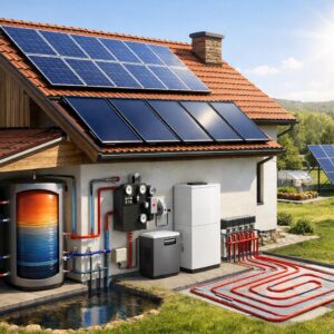 Солнечное отопление частного дома