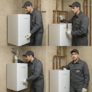 Установка котла Protherm «Медведь»