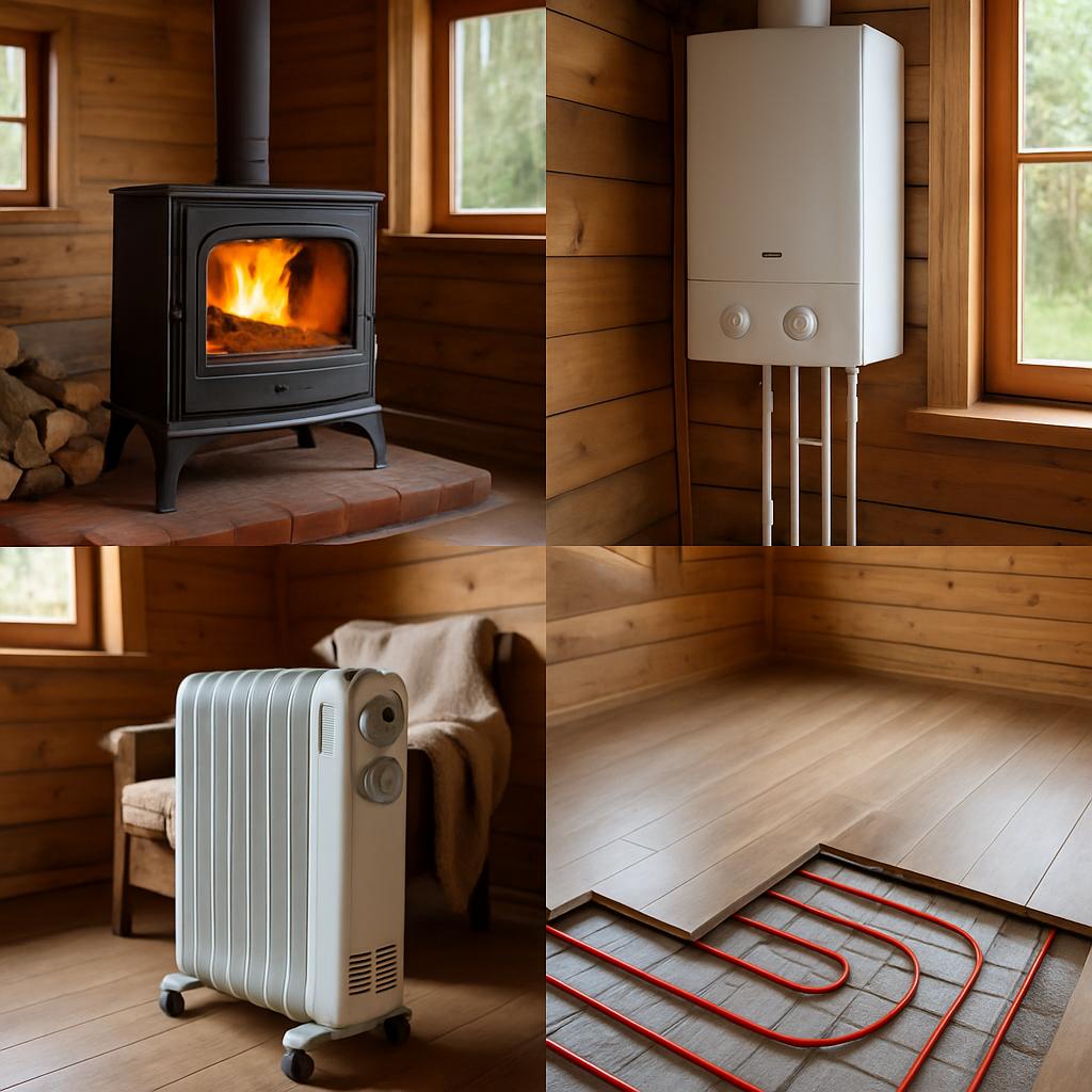 Варианты отопления дачного дома