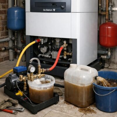 Как вернуть теплу скорость: промывка котла De Dietrich в частном доме без лишних хлопот