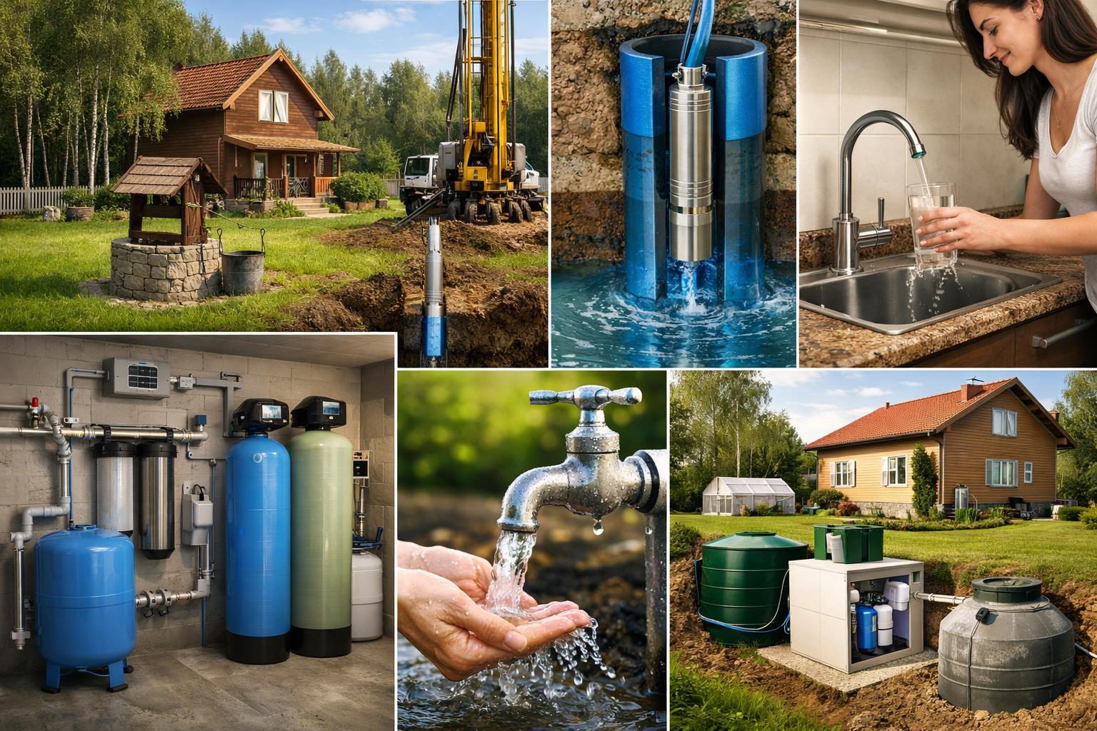 Загородное водоснабжение: комплексный подход к чистой воде для вашего дома