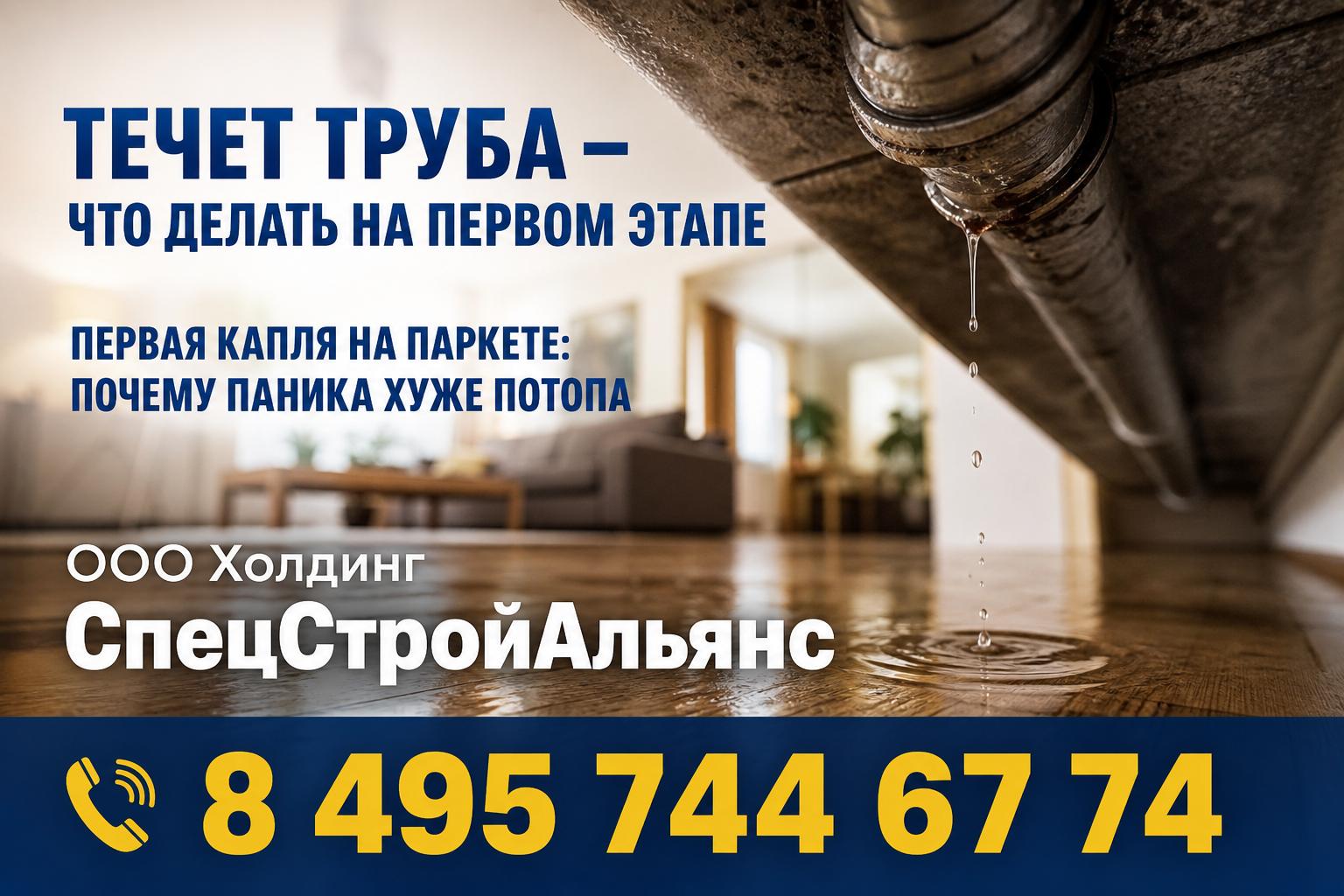 Первая капля на паркете: почему паника хуже потопа Первая капля на паркете: почему паника хуже потопа